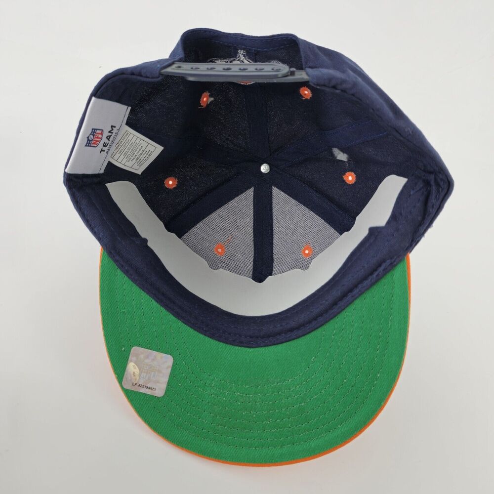 Denver Broncos Hat Cap NFL Team‎ Apparel Orange Logo Adjustable Snap Back - Picture 9 of 12